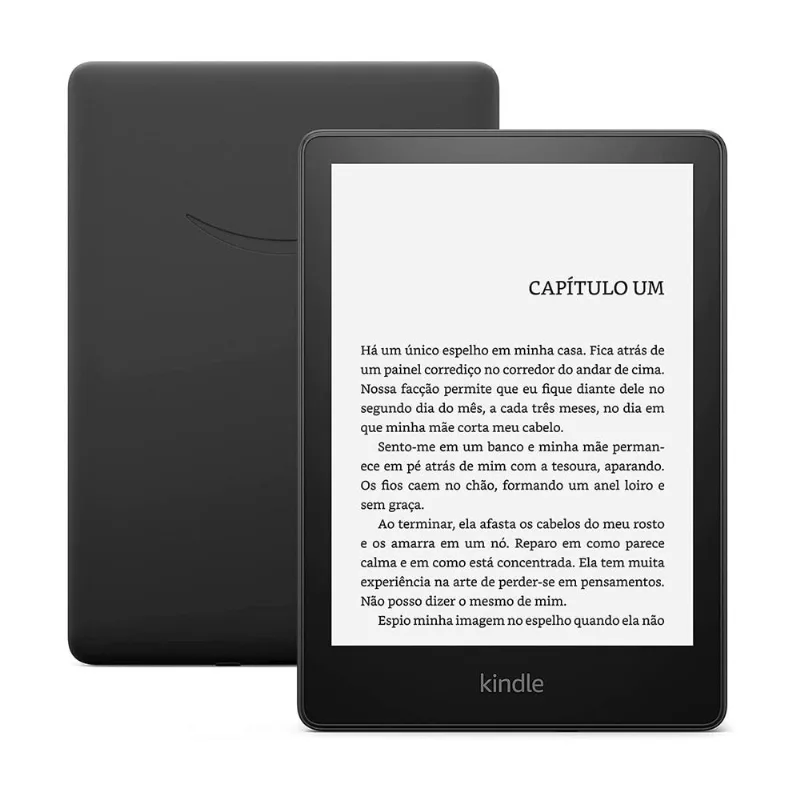 Kindle Amazon Paperwhite 11ª Geração Preto, 8gb, Tela De 6,8”, Wi-fi, Iluminação Embutida E À Prova D`água Amazon