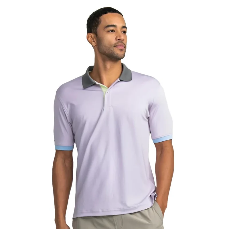 Men's Retro Ribbed Cuff Polo NAPA / XXL