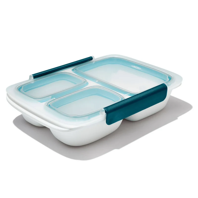 Divided Food Storage Container - 4.1 Cup Open Box