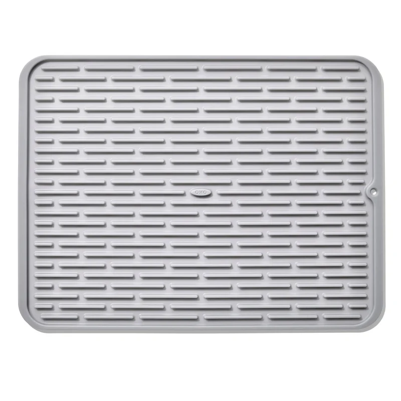 Silicone Dish Drying Mat - Gray Open Box