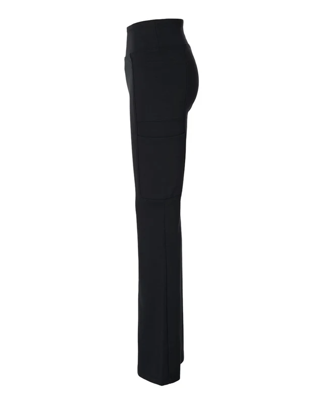 Jaanuu W40005 Women's Perri UltraSOFT Yoga Scrub Pants - Black Black / Ladies XL