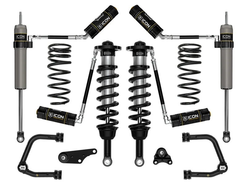 ICON 24 Tacoma 1.25-3in Stage 4 Suspension System Tubular Overland Rear Coils