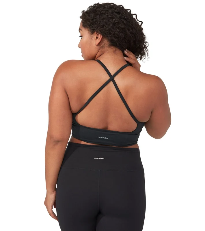 Manduka Performance Yoga Sports Bra Black / M