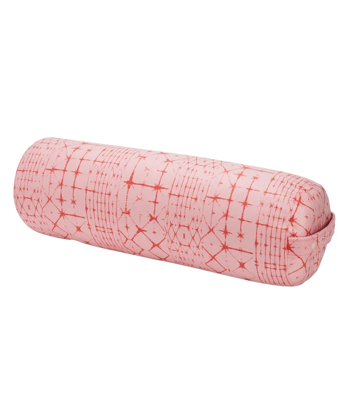 Manduka Enlight Round Yoga Bolster Star Dye Coral
