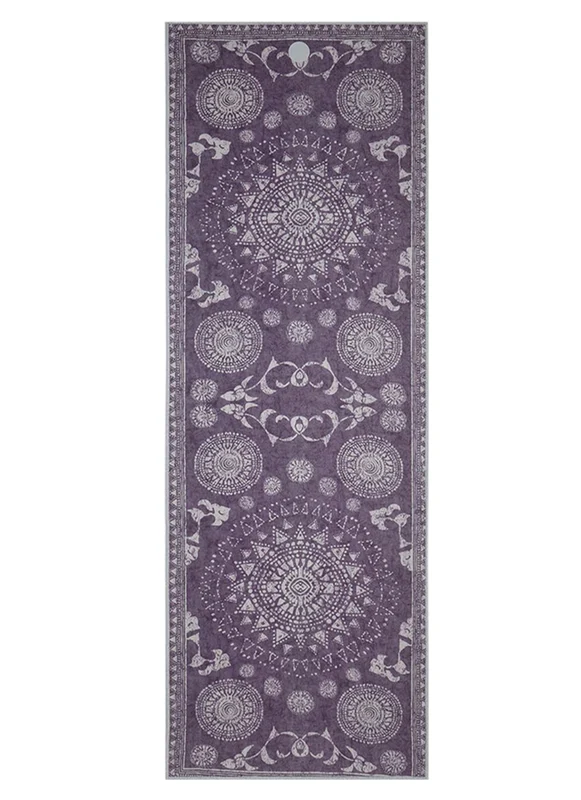 Manduka Yogitoes® Yoga Mat Towel, 71" Geija Purple