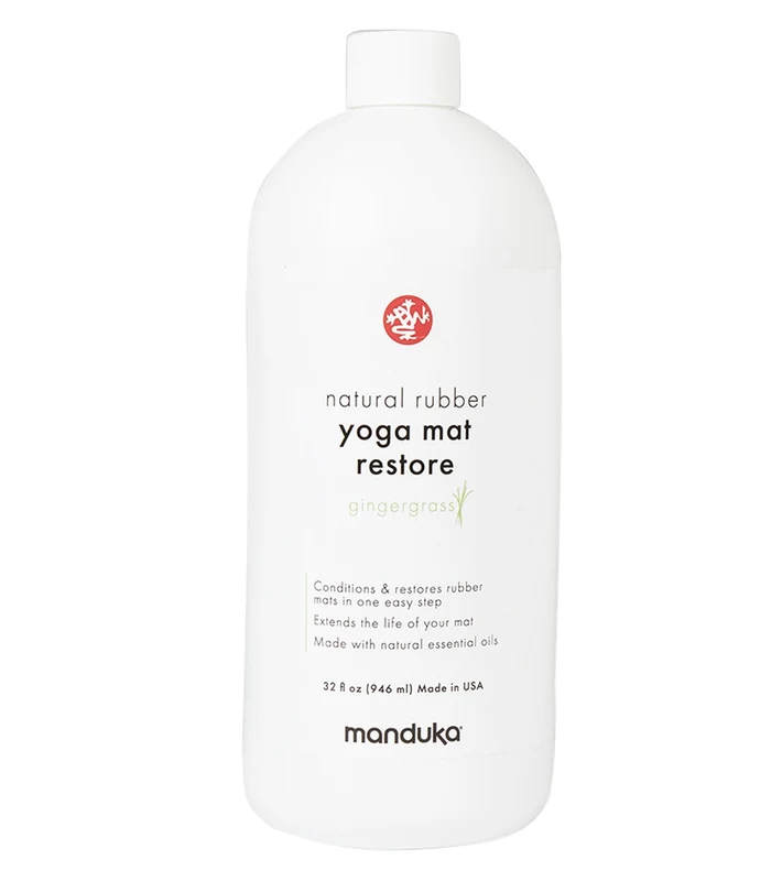 Manduka Natural Rubber Restore 32oz Gingergrass