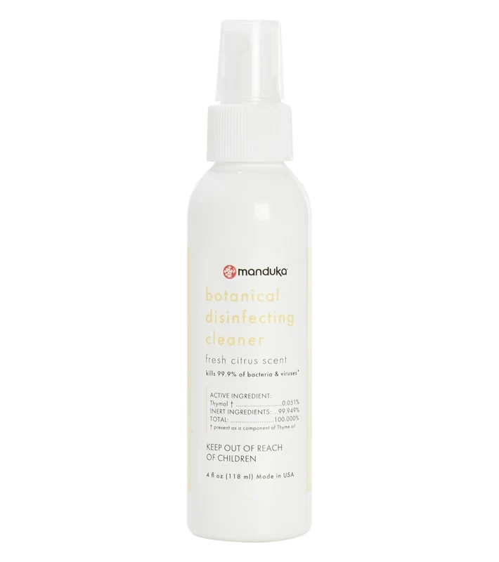 Manduka Botanical Disinfecting Cleaner, 4oz Fresh Citrus