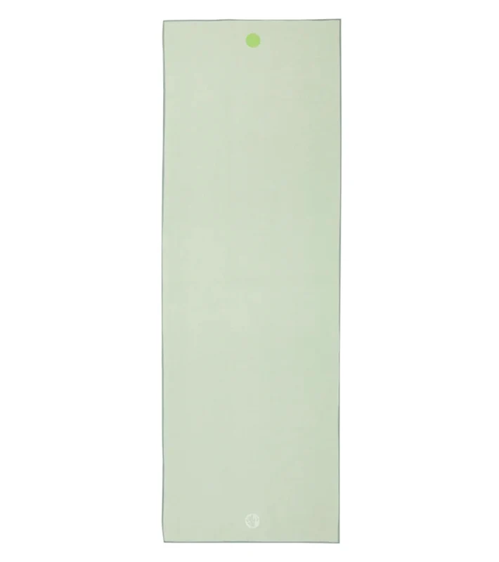 Manduka Yogitoes+ Repreve® Yoga Mat Towel, 71" Celadon Green