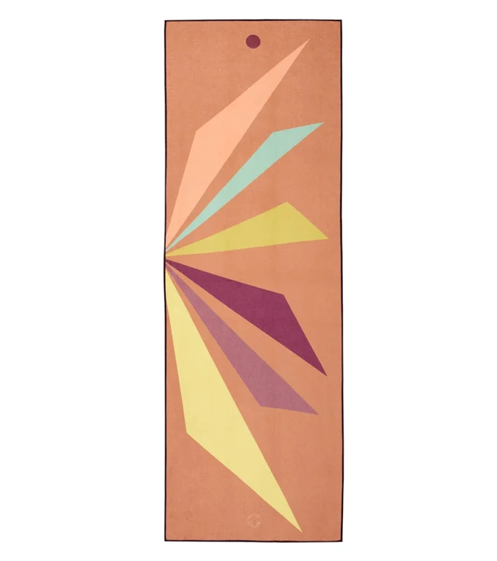 Manduka Yogitoes+ Repreve® Yoga Mat Towel, 71" Palm Punch