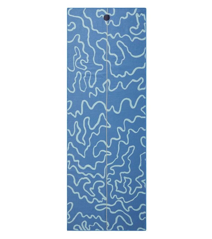 Manduka Yogitoes® Yoga Mat Towel, 71" Ocean GL