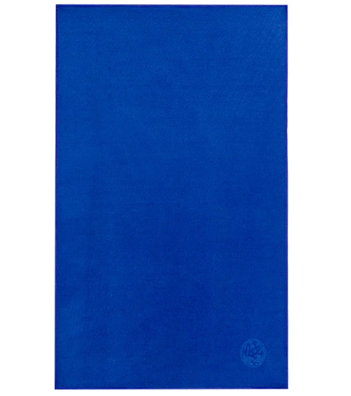 Manduka eQua Yoga Hand Towel Blue Toad