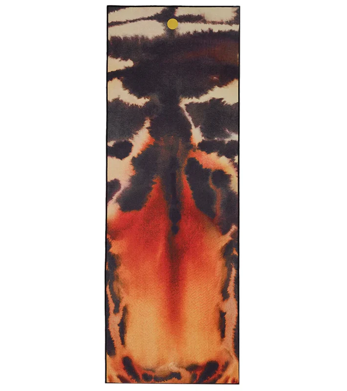 Manduka Yogitoes® Yoga Mat Towel, 71" Feline