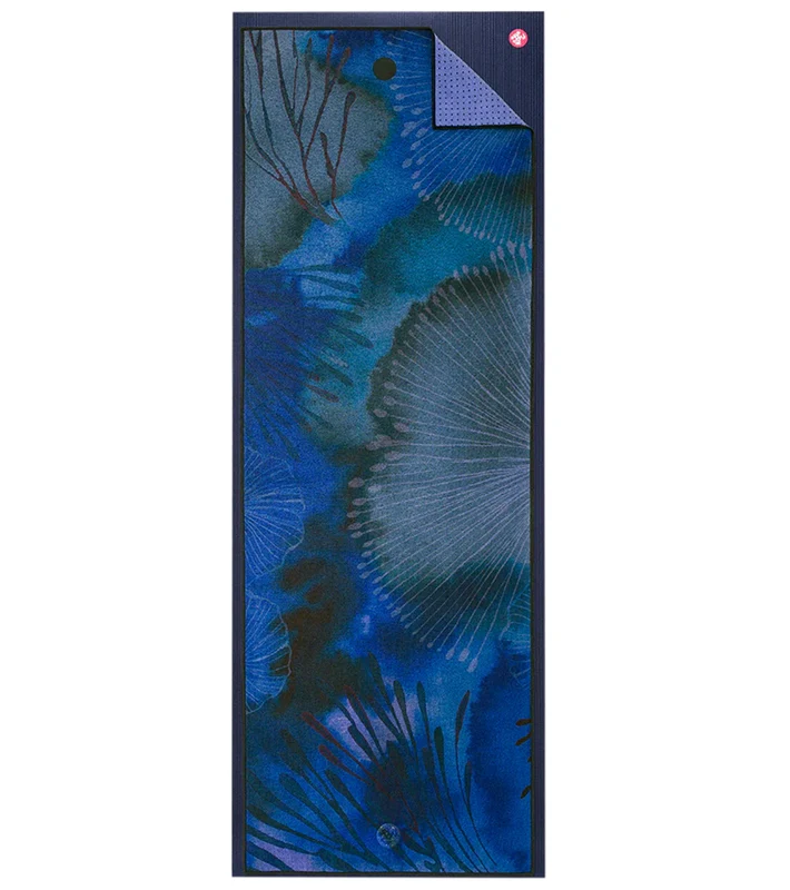 Manduka Yogitoes® Yoga Mat Towel, 71" Aquatic