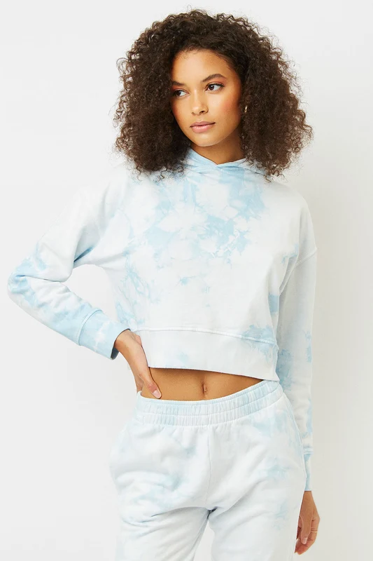 Burl Sweatshirt - Baby Blue Tie Dye Baby Blue Tie Dye / S