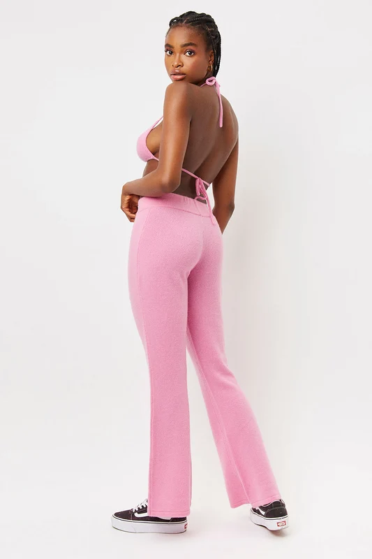 Breakwater Cashmere Pant - Rose Rose / M