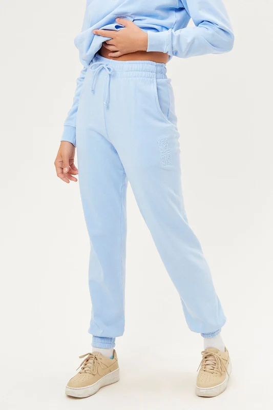 Frank Oversized Sweatpants - Chambray Chambray / XS