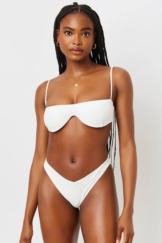 Tolly Underwire Bikini Top - White White / M