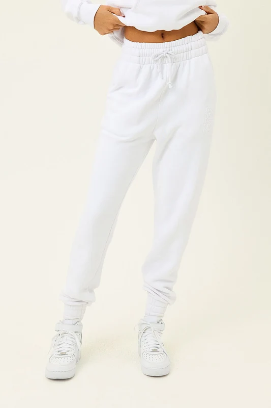 Frank Oversized Sweatpants - White White / S