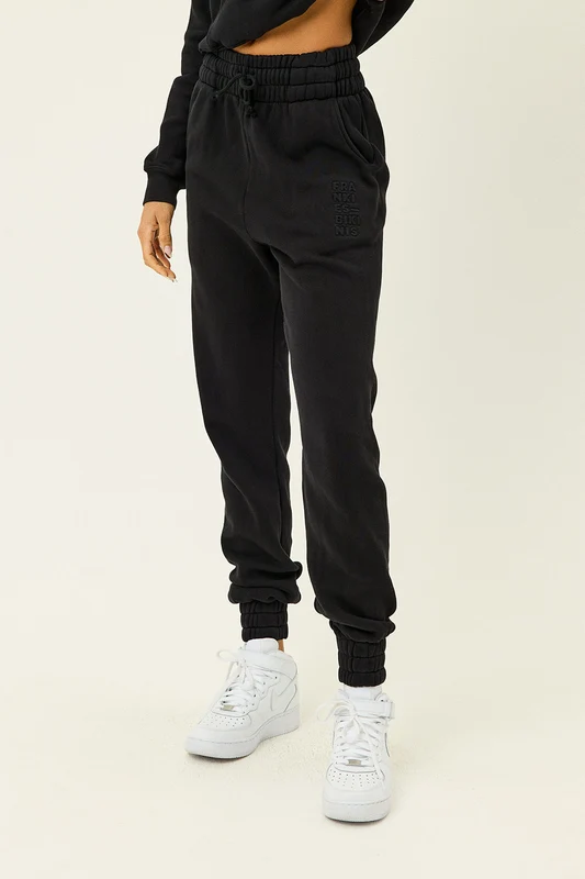 Frank Oversized Sweatpants - Black Black / S