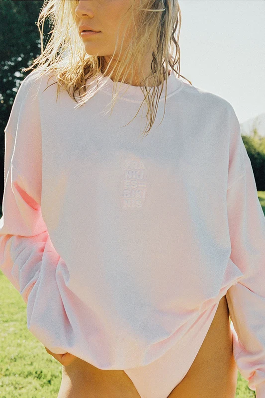 Bennie Oversized Crewneck Sweatshirt - Love Pink Love Pink / OS
