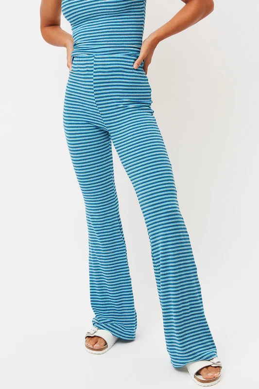 Johnson Striped Terry Pants - Positano Stripe Positano Stripe / M