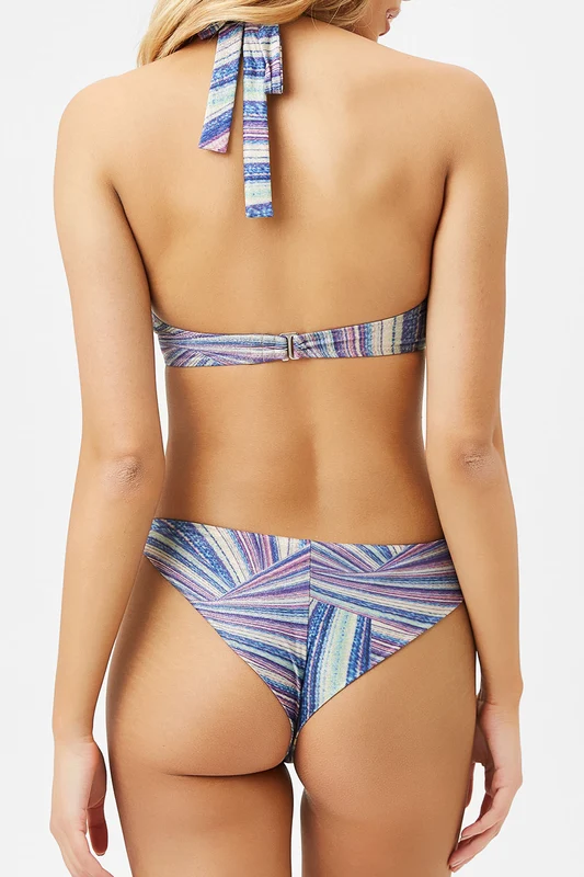 Dawson Cheeky Bikini Bottom - Shimmy Blue Shimmy Blue / XL