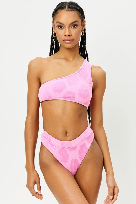 Cove Floral Terry Bikini Top - Flowerchild Flowerchild / XS