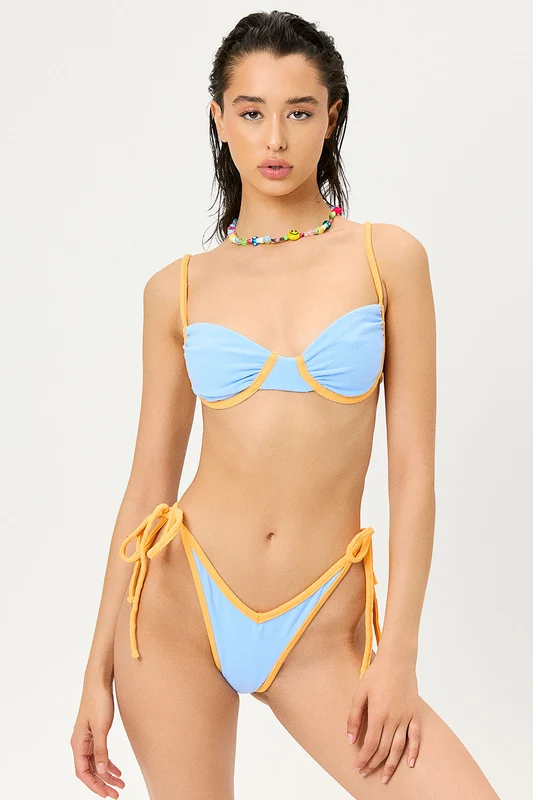 Maggie Terry Underwire Bikini Top - Bluebird Bluebird / S