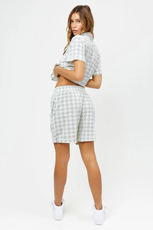 Coco Velvet Shorts - HB Diamond HB Diamond / L