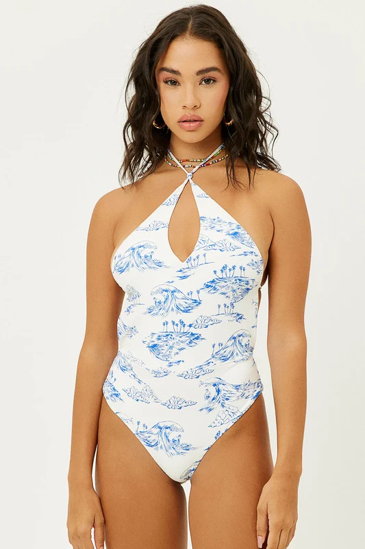 Dove Cheeky One Piece Swimsuit - Surfer Dude Surfer Dude / L
