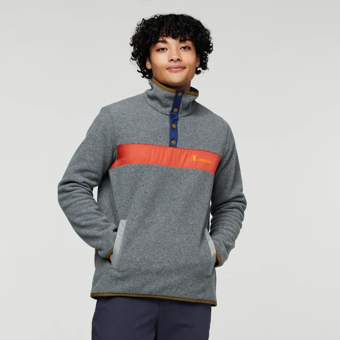 Men's Teca Fleece Pullover VOLCANIC ACTION / SM