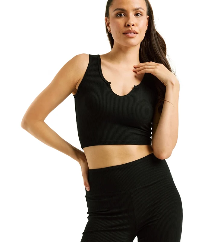 Year of Ours Notch Tank Black / XL