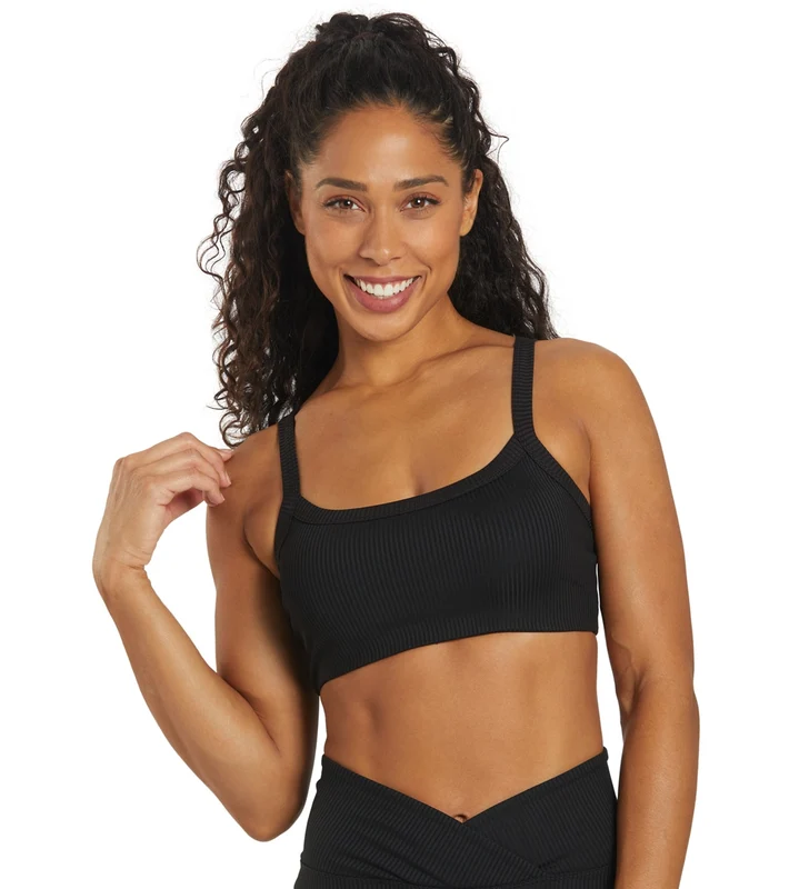 Year of Ours Ribbed Bralette 2.0 Black / XS