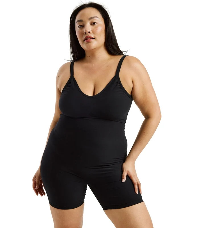 Year of Ours Stretch Play Onesie Black / L