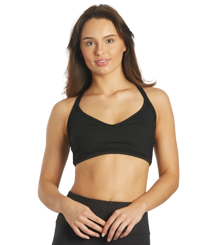 Year of Ours Ribbed Curve Bra Black / XS