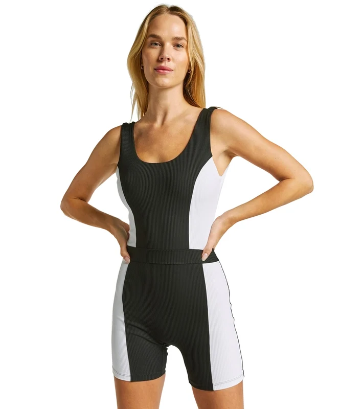 Year of Ours Johanna Onesie Black/White / XS