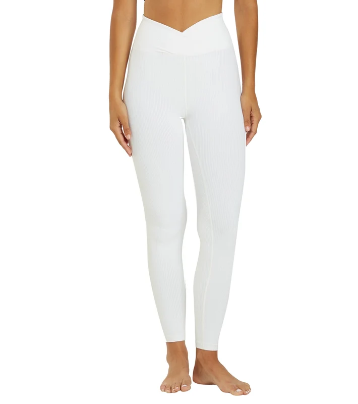 Year of Ours Ribbed Veronica Legging White / XS