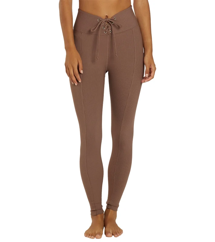 Year of Ours Ribbed Football Legging Coco / L