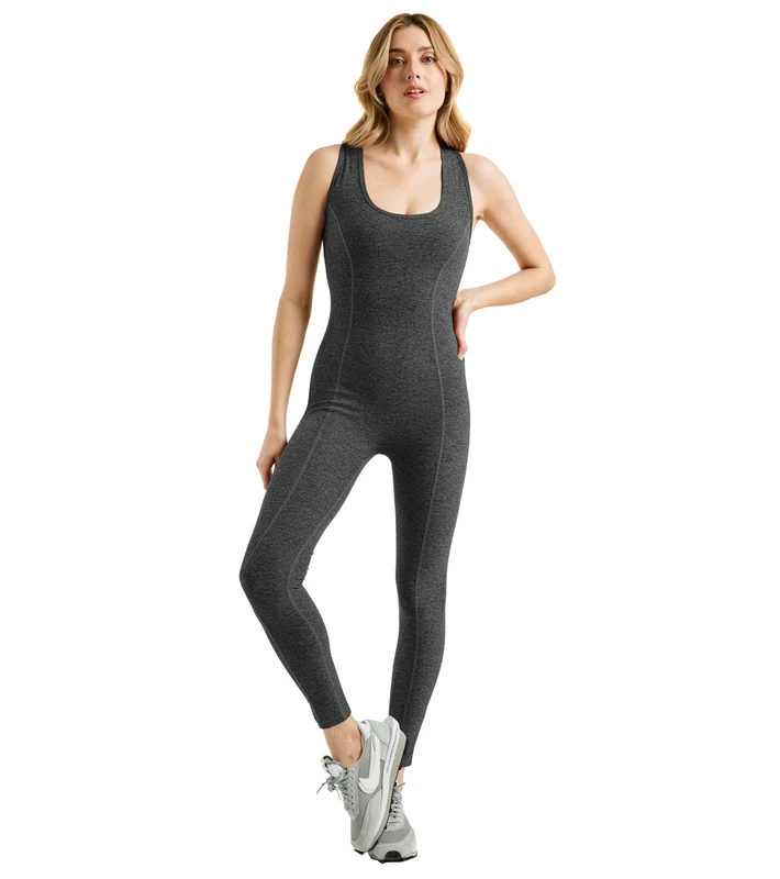 Year of Ours Stretch Onesie Charcoal / S
