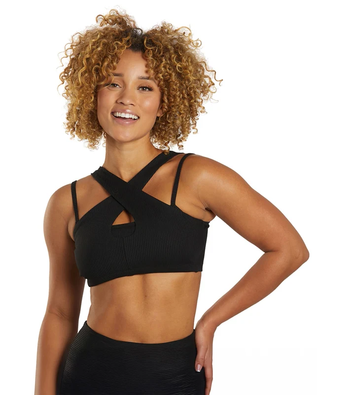 Year of Ours Double Bra Black / L