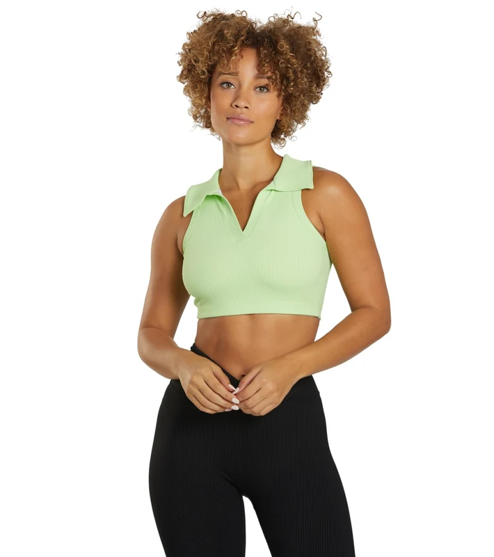 Year of Ours The Gabriela Rib Bra Pistachio / L