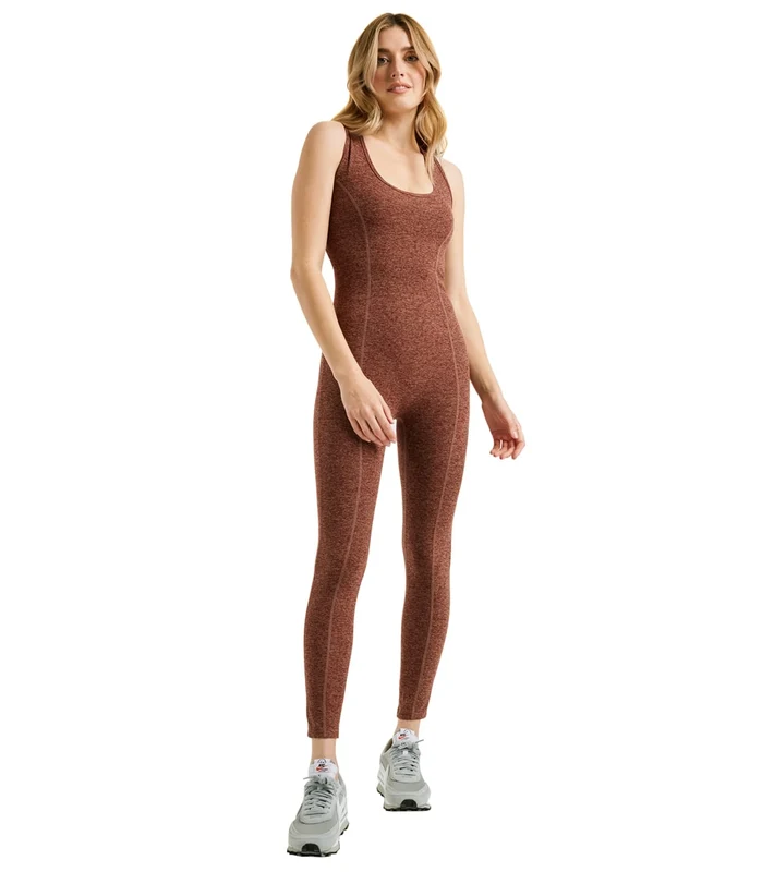 Year of Ours Stretch Onesie Red Rock / M