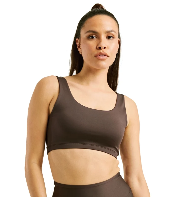 Year of Ours Recycled YOS Go to Bra Dark Oak / S