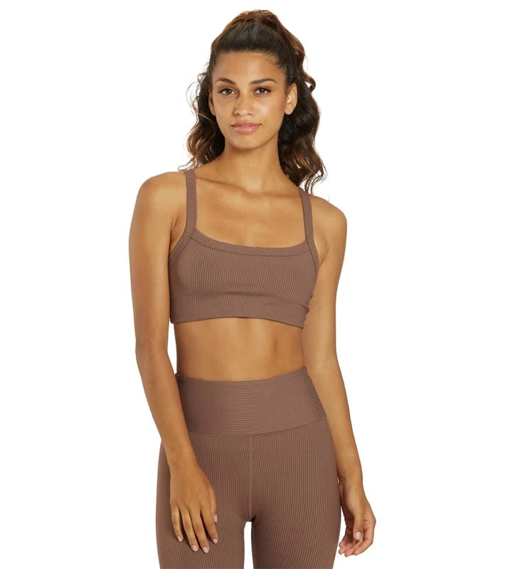 Year of Ours Ribbed 2.0 Bralette Coco / L