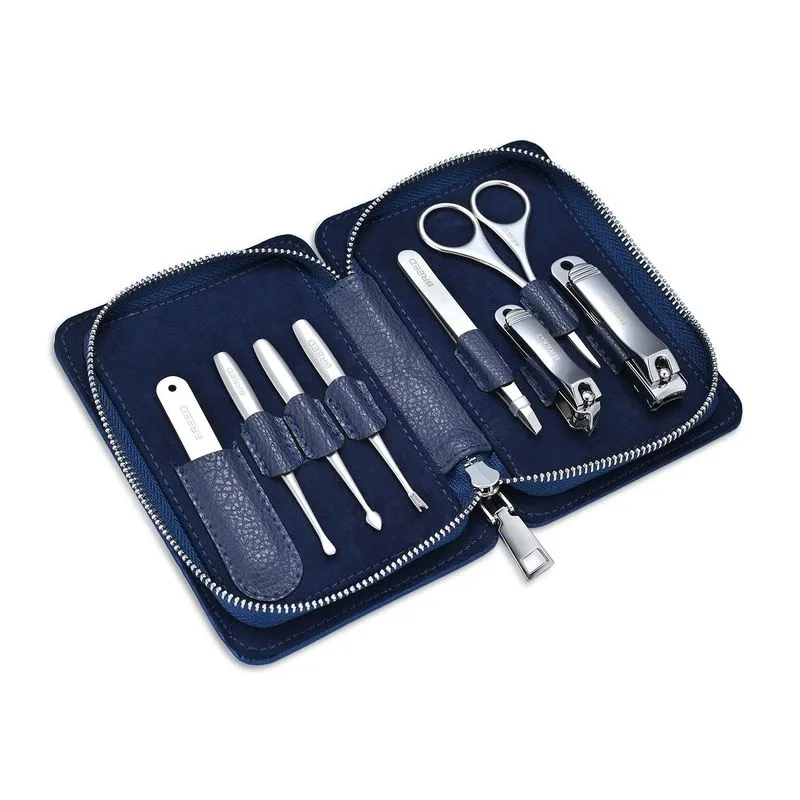 Kit Grooming Breed Nitro 8 Peças Em Aço Cirúrgico Com Estojo