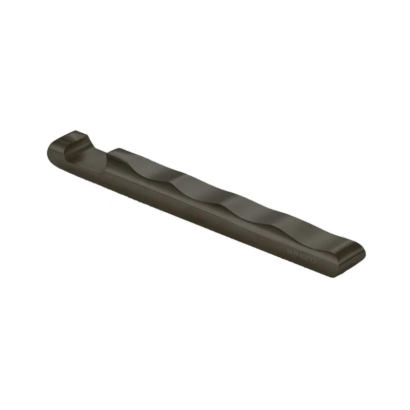 Abridor De Garrafas Breed Wave Em Aço Inoxidável Gunmetal 198,5 g