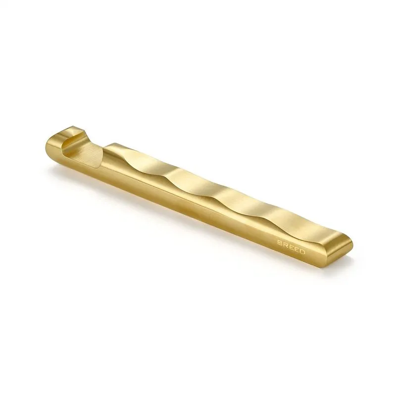 Abridor De Garrafas Breed Wave Em Aço Inoxidável Cor Dourada