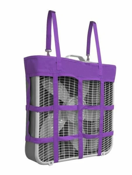 Gatsby Nylon Box Fan Holder Purple