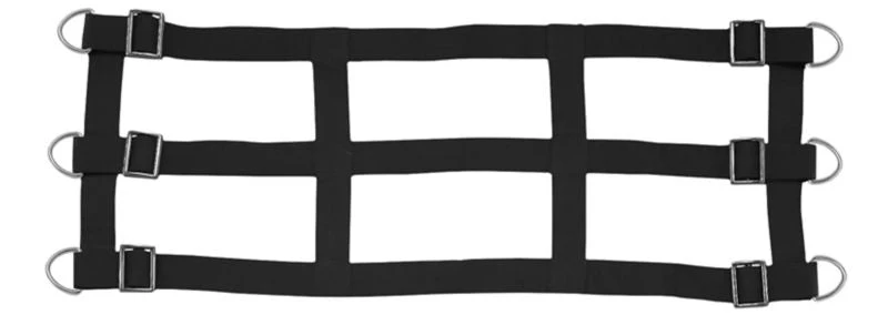 Gatsby Nylon Stall Guard with HD D-Rings Black / 36" - 48"
