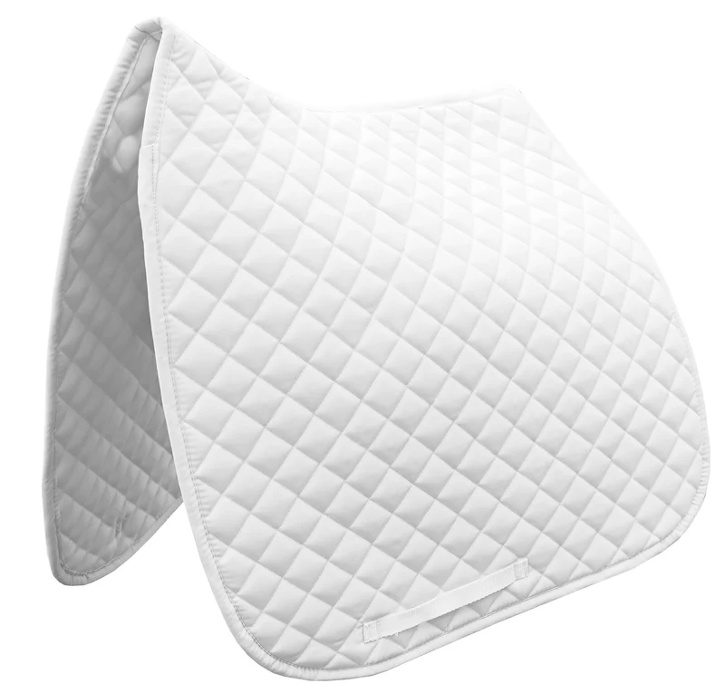Gatsby Basic Dressage Saddle Pad White